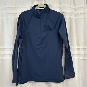 NWT Peter Millar Navy Women’s Pullover with La Marca Logo Golf Shirt